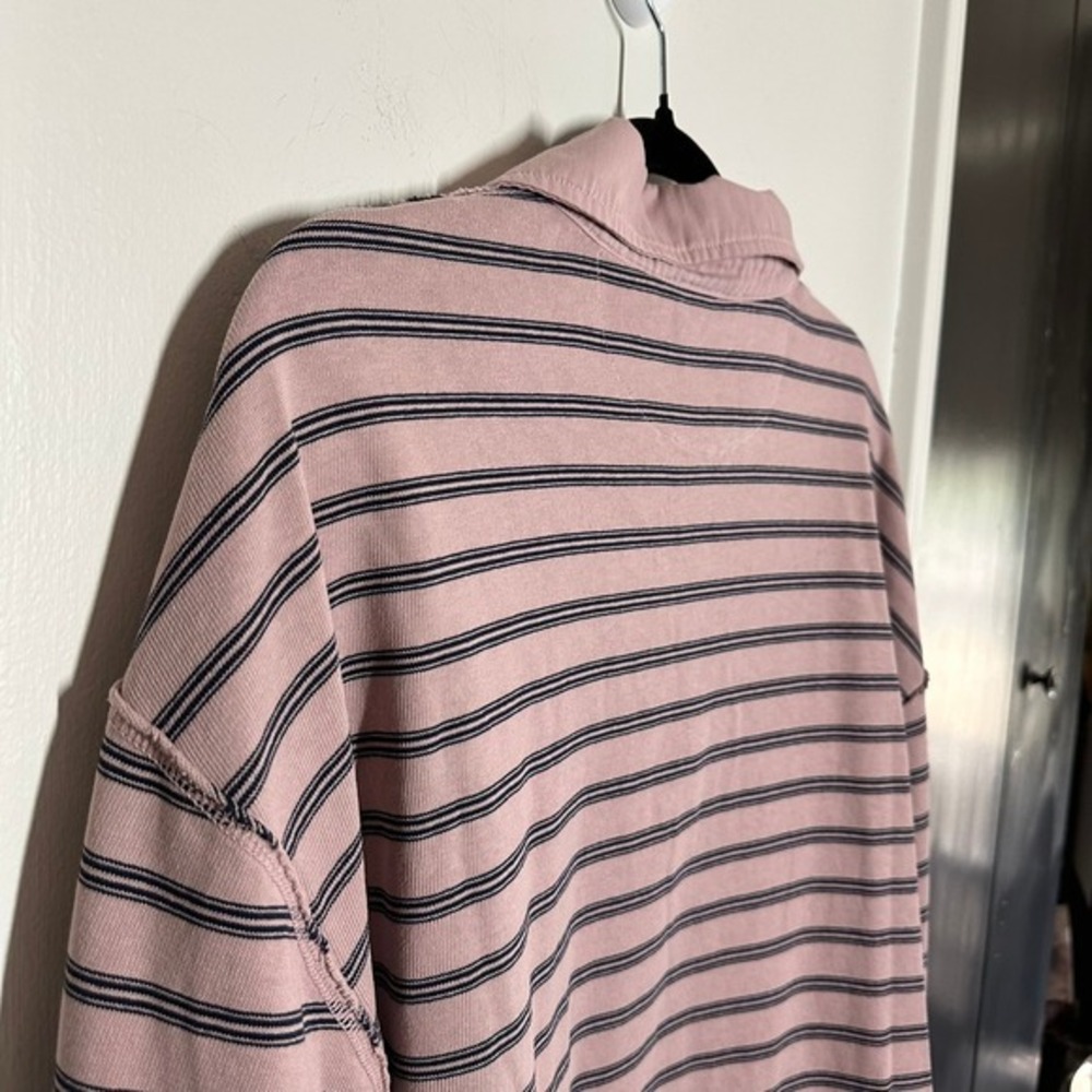 NEW HOPE Stockholm Men's Lamp Sweatshirt Old Pink Striped Long Sleeve Size 54 - Picture 10 of 11
